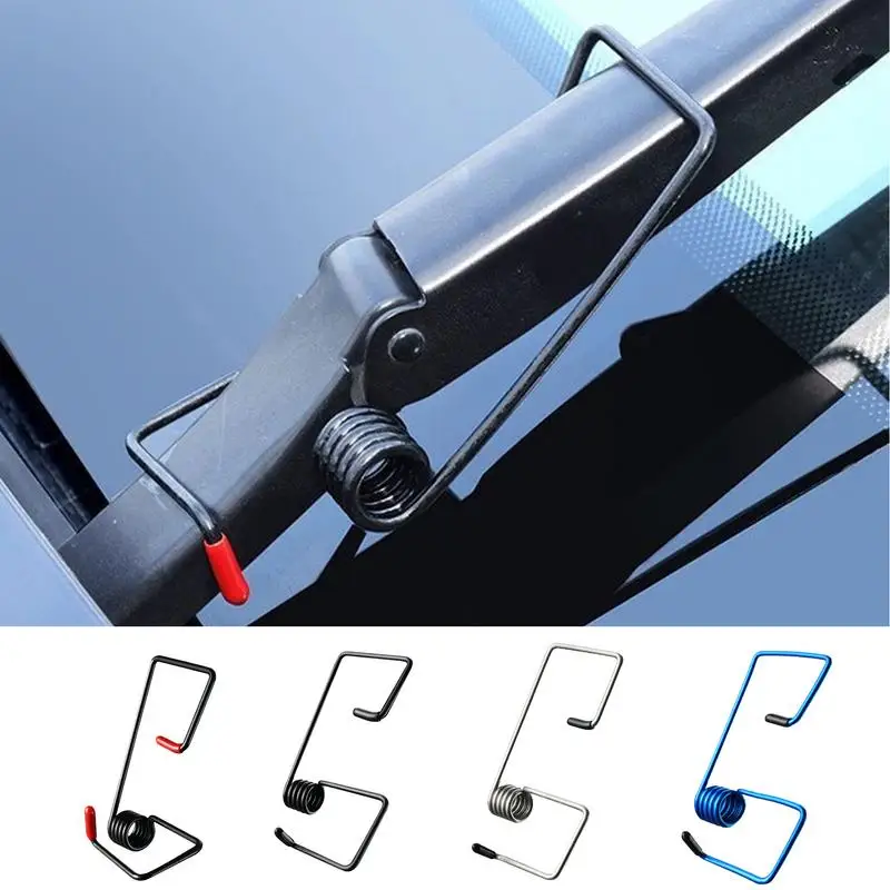 

Windshield Wiper Arm Booster Spring Metal Spring Set Wiper Arm Pressure Spring High Visibility Pressure Spring Tension Spring
