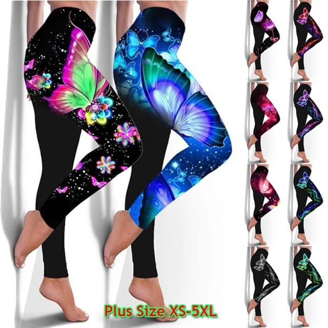 Women's running leggings with body-sculpting (XS to 5XL - Large size)