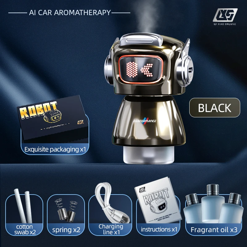 روبوت السيارة المعطر بالذكاء الاصطناعي، موزع العطو...