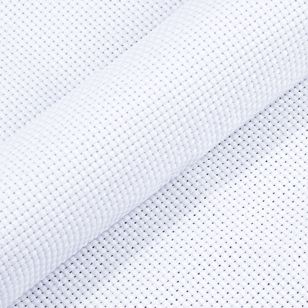 100 Cotton Embroidery Aida Cloth Fabric Canvas Cross Stitch Aida Cloth