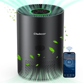 Chuboor Air Purifiers for Home H13 True HEPA for Bedroom Room kitchen washroom for Smoke and Dust Pollen Odors PM2.5 Detection 1