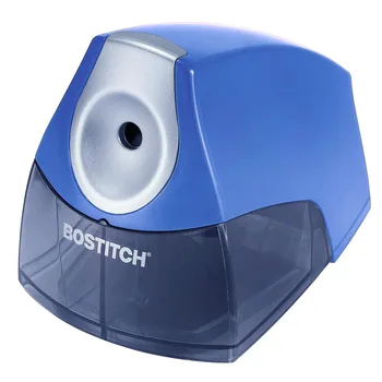 Heavy-Duty Electric Pencil Sharpener for Classroom, Stall-Free Motor, Large Shavings Tray, Dark Blue 1