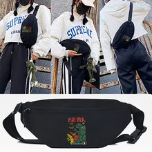 

Monster Printing Waist Bag Women Sport Runing Bags Chest Packs Crossbody Shoulder Bag Travel Phone Bag Men's Pouch Money Bum Bag