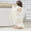1Pc Children's Bath Towel Neutral Baby Animal Face Hooded Towel Newborn Bath Towel Boys Girls Must Have 5