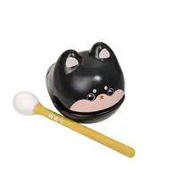 Zen Drum Toy Wooden Fish Toy with Mallet for Stress Relief Meditation Calming Zen Drum Percussion Instrument for Kids Adults