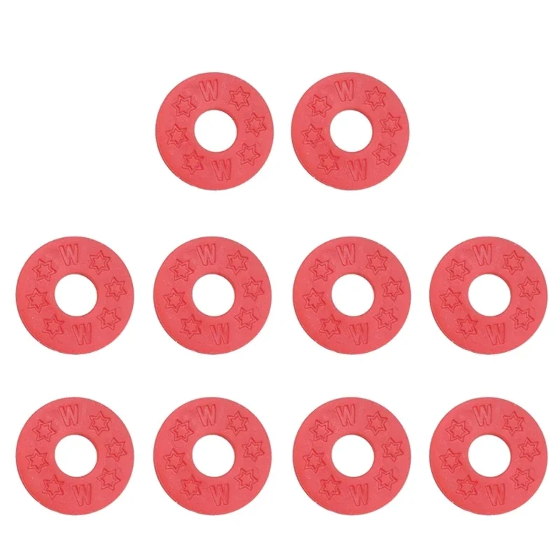 Guitar Strap Locking Silicone Washers - Set of 10 Rubber Protectors