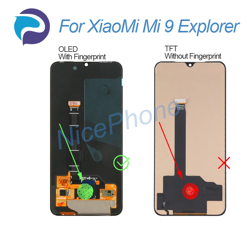 Dla XiaoMi Mi 9 Explorer ekran LCD + wyświetlacz dotykowy Digitizer 2340*1080 Mi 9 Explorer ekran LCD