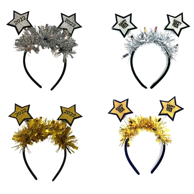 

Fancy Girls Headwear Christmas Star Headband Convenient Makeup Headband Lovely Christmas Hair Hoop New Year Gift