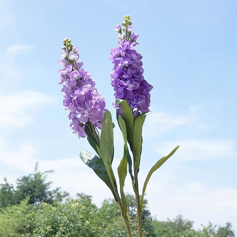 Vibrant 31.5 Violet Artificial Flower for Elegant Decor & Photography