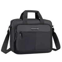 New Men's Large-capacity Horizontal Shoulder Bag Messenger Bag Briefcase Multifunctional Simple A4 Book Handbag Business Bag 가방 1