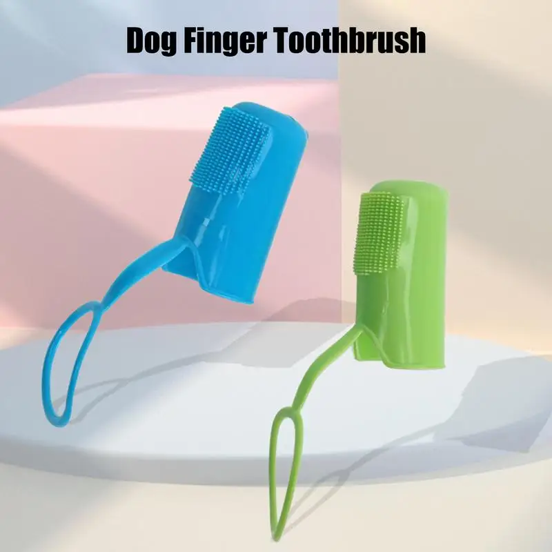 

Cat Toothbrush For Finger Finger Fixing Compact Pet Toothbrush Easy To Grip Dogs Teeth Care Brushes Portable For Home Pet Store