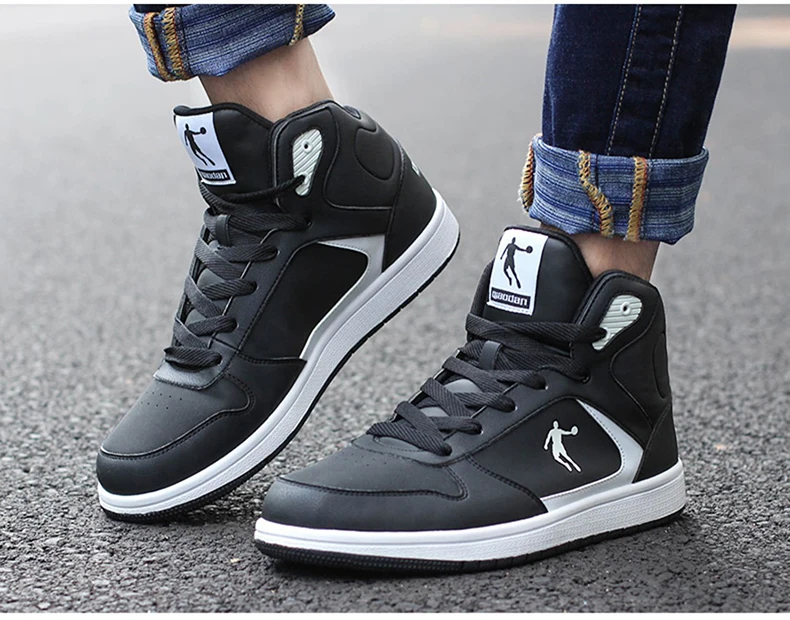 QIAODAN Skateboarding Shoes for Men 2023 Autumn New Casual