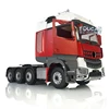 1/14 LESU 8*8 RC 3 Speed Metal Chassis Highline Tractor Truck Model W/ Equipment Rack Motor Servo DIY RC Painting Cabin Car 1