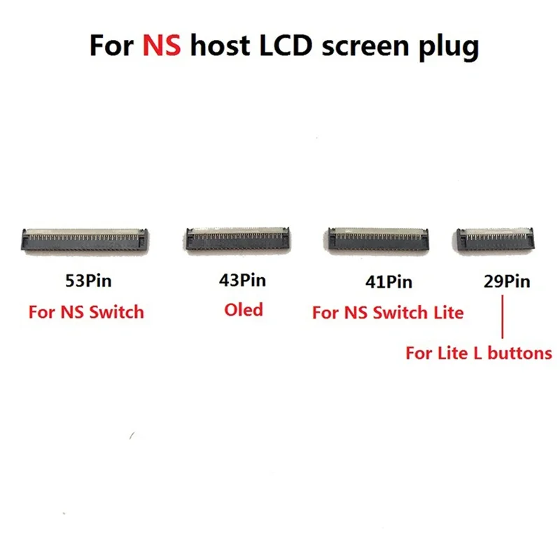 Per Ns Swtich Lite Oled Host Screen Socket Connettore Fpc Spina Di Fila Per Nintendo Switch Lite L Key Display Lcd Porta Di Interfaccia