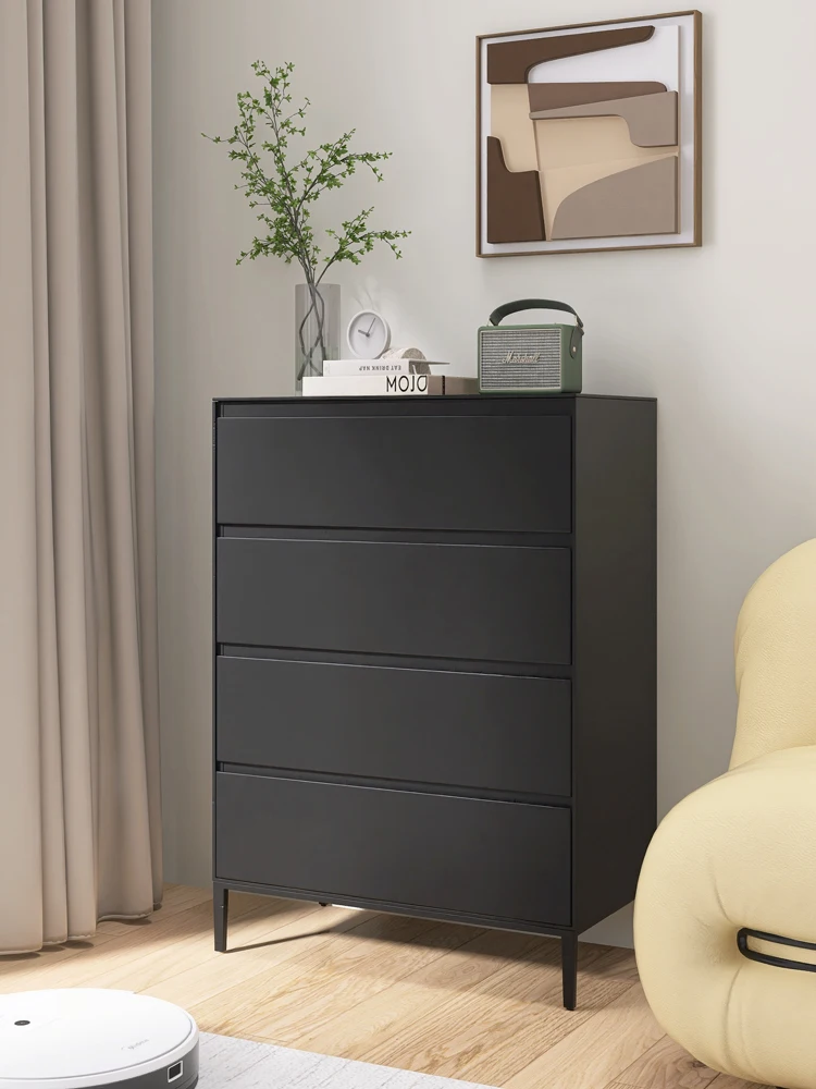 

Four-Bucket Cabinet Solid Wood Living Room Wall Chest of Drawer