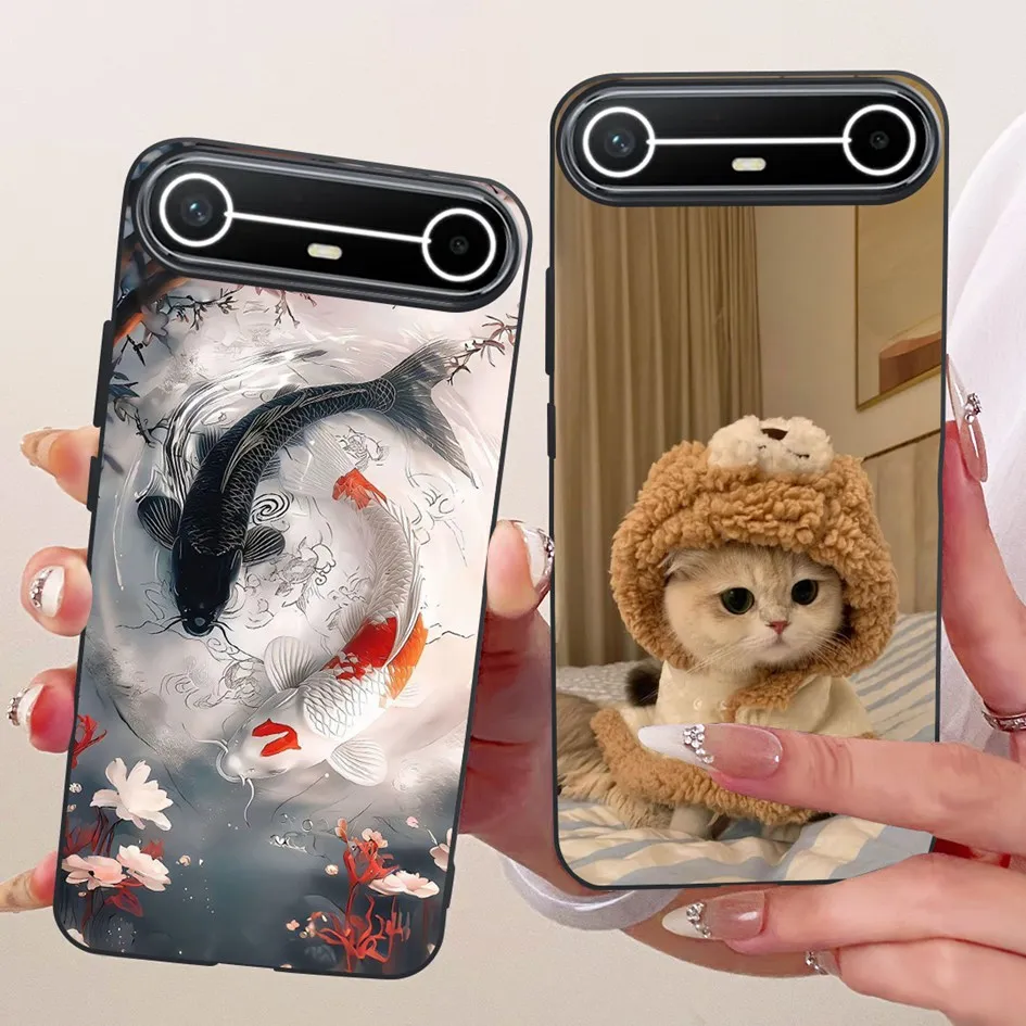 New Fashion Flower Bowknot Soft Silicone Protective Bumper Case - Slim Design
