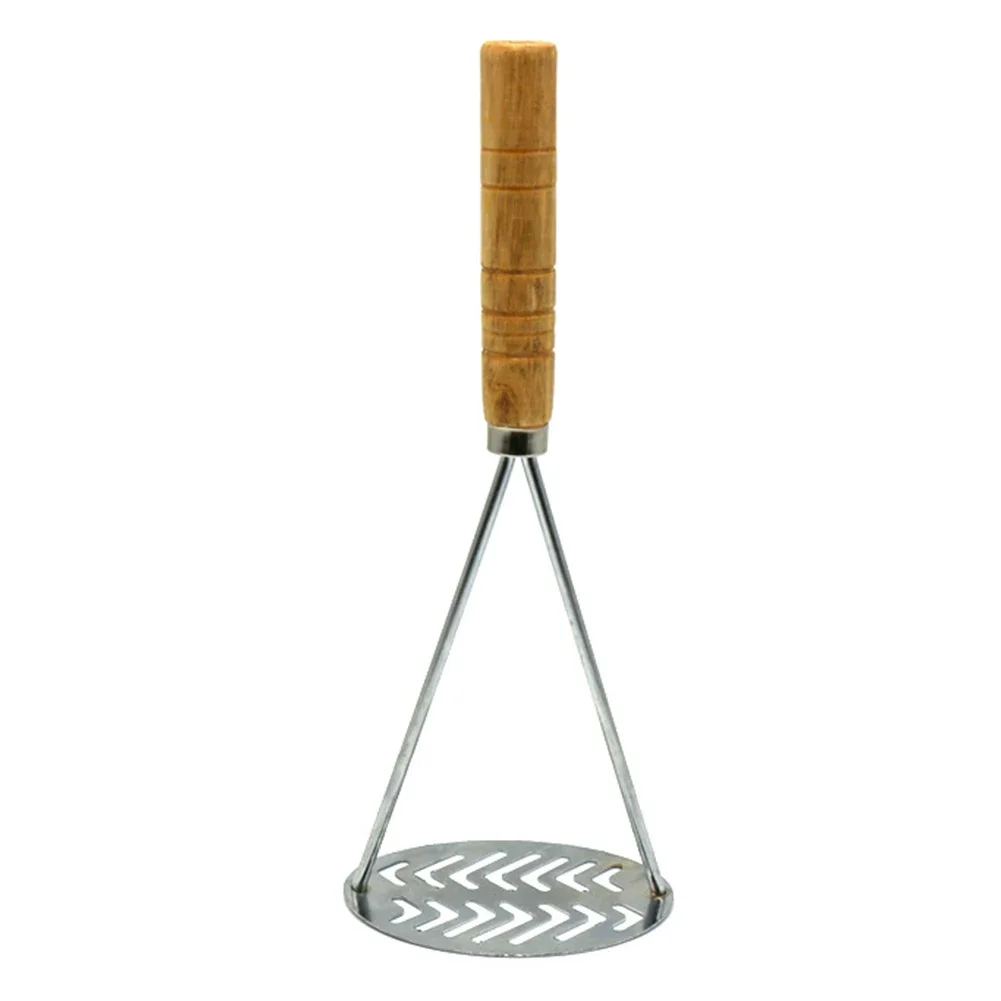 Stainless Steel Potato Masher Broad Mashing Plate Smooth Mashed Potato Fruit Vegetable Tools Press Crusher Cooking potato masher