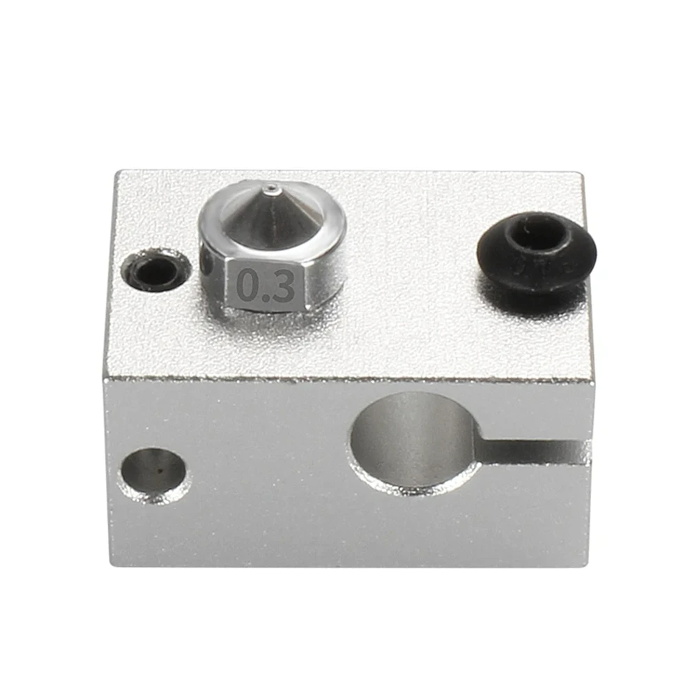 고강도 TC4 티타늄 합금 E3D V5 V6 노즐, 1.75mm PLA ABS TPU PETG 필라멘트용 3D 프린터 노즐, 0.3mm, 0.4mm, 0.5mm, 0.6mm