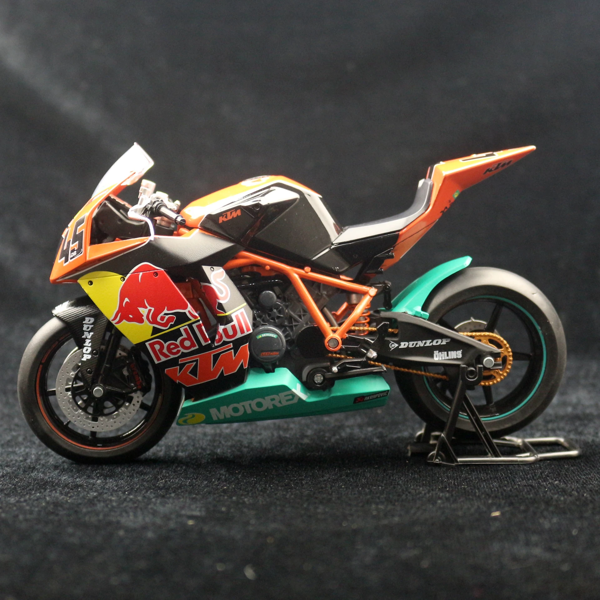 1/12 KTM RC8 1199 Racing Motorcycle Toy Model AUTOMAXX Diecast