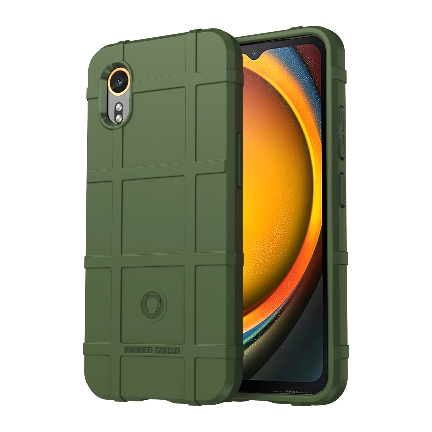 Armor Shield Soft Silicone Back Cover Anti-Knock Matte Phone Case