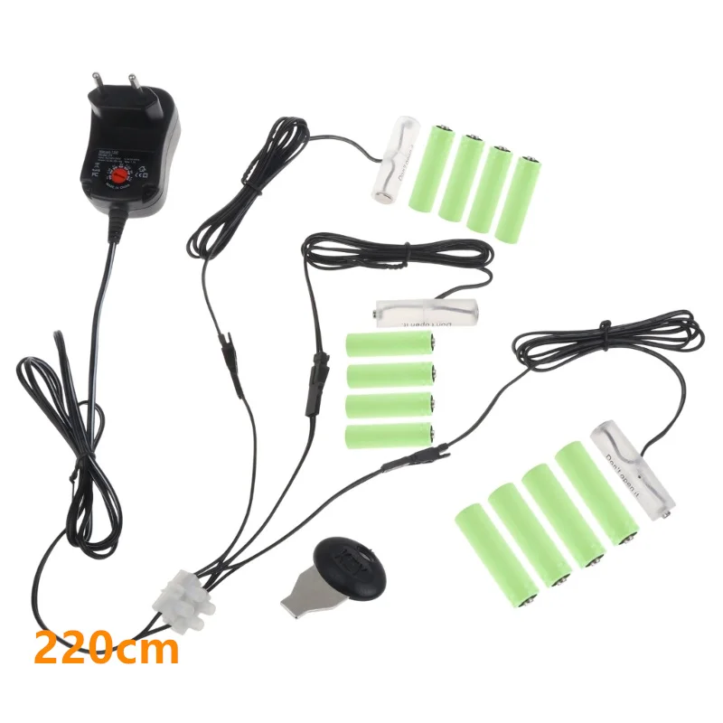 Zrshygs Adaptateur Secteur Réglable De L'éliminateur De Batterie AA AAA EU Remplacer Les Piles 2-8pcs