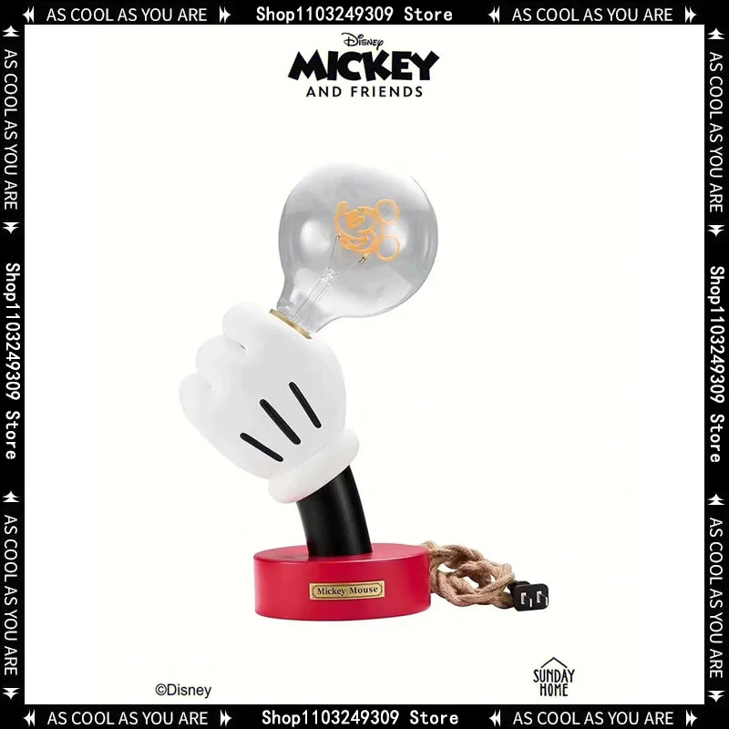 

POP SUNDAY POP Official Spot Sunday Home Disney Mickey Hand-held Small Desk Lamp Hand-held Trend Living Decoration Desk Lamp