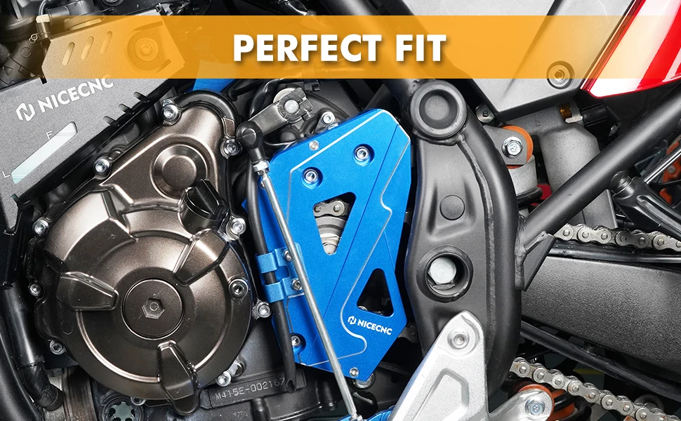 Für Yamaha Tenere 700 XTZ 700 2019-2024 Schaltgestänge Abdeckung Kettenschutz Case Saver Tenere 700 T700 Rally Edition 2020-2024 – Detail 20