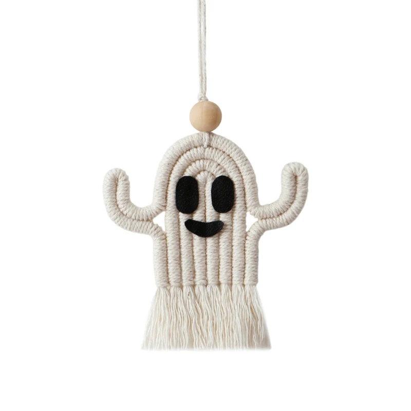 

Macrames GhostPendant Personality Pendant Woven for Car Interior Decorations