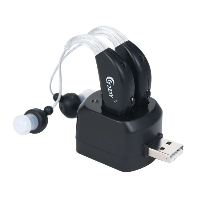 audifonos Audífono recargable para personas mayores, amplificador de Sonido  Personal, dispositivos de asistencia auditiva para adultos