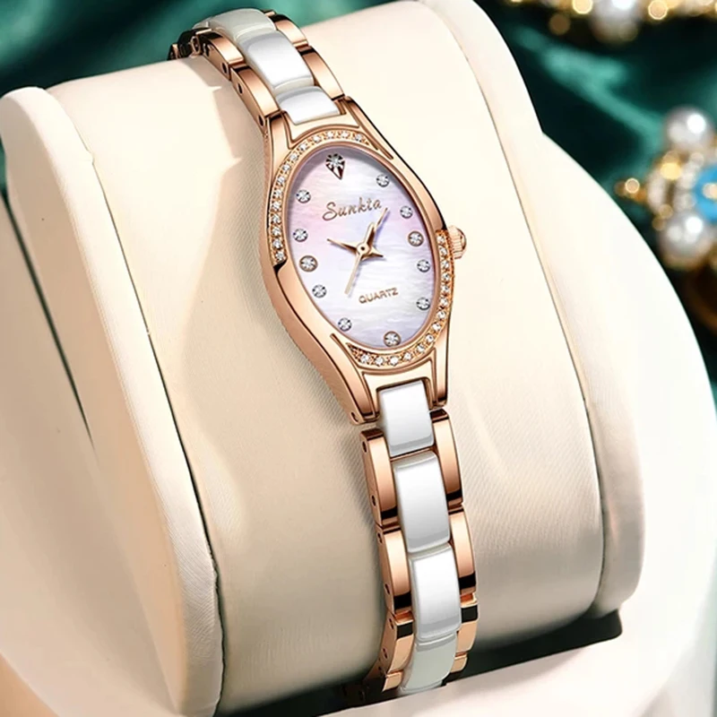 

Sunkta New Fashion High Class Women Small Dial Watches Luxury Quartz Watch for Lady Simple Ladies Diamond Relogio Feminino 2023