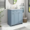30" Bathroom Vanity with Single Sink, Combo Cabinet Undermount Sink, Solid Wood Frame Bathroom Storage Cabinet, 2