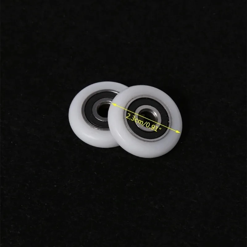 10 Pcs Silent Shower Room Sliding Door Roller, Glass Door Roller, Old Smooth Bearing Roller Replacement Wheels 21/23/25/29mm