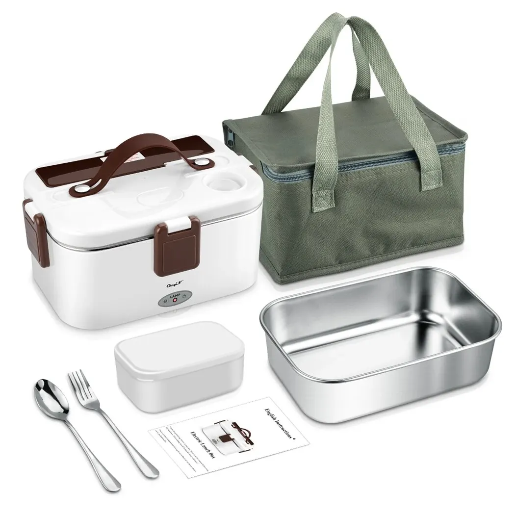 Electric Lunch Box 220V 1.8L Portable Electric Lunch Box Food Warmer 80W High Power Fast Heating Lunch Box for Travel Car Work Home&Office