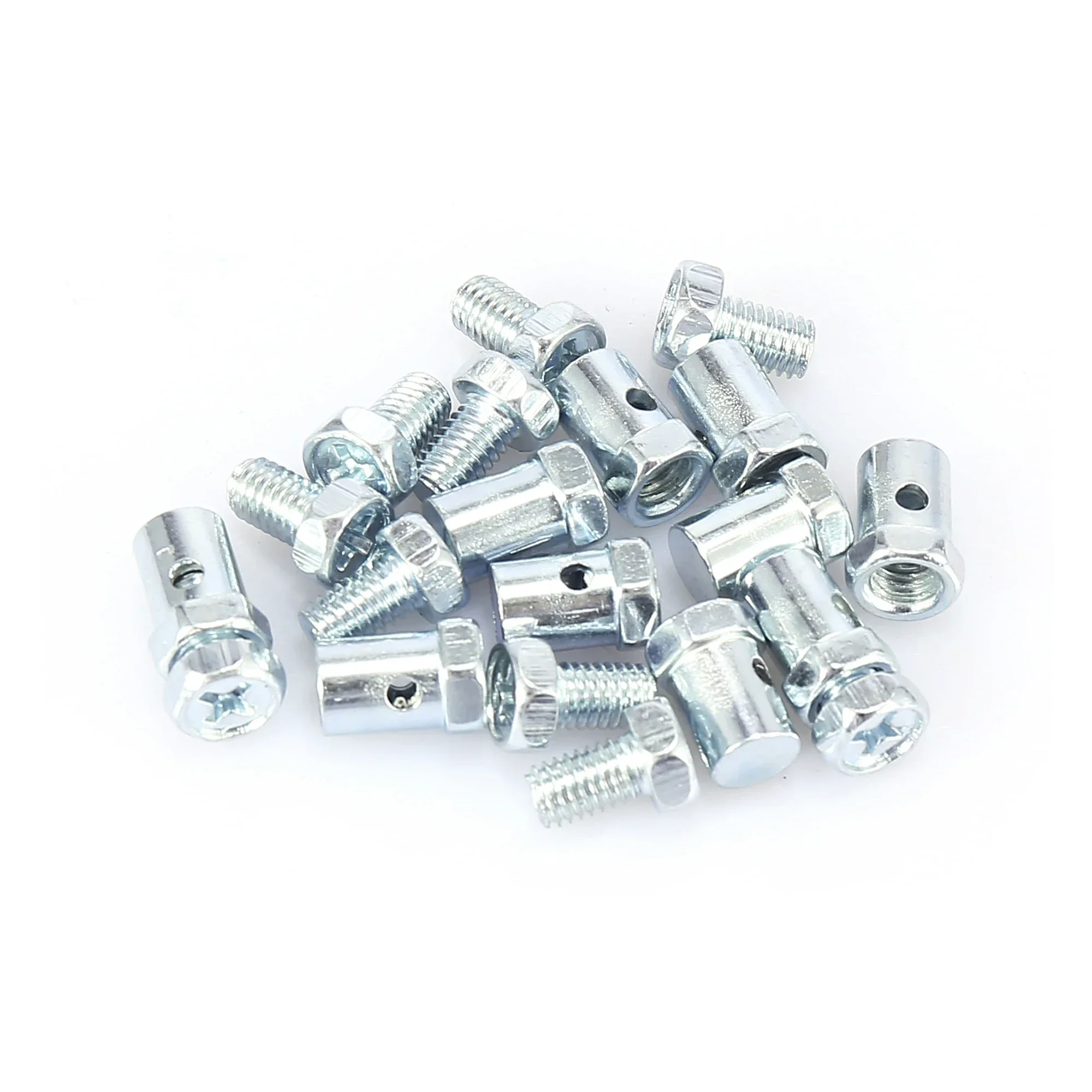 Universal 2/10Pcs Universal Brake Line Cable Wire Fixed Screws Fastener for Motorcycle Motorbike Cable Adjustment Fixator