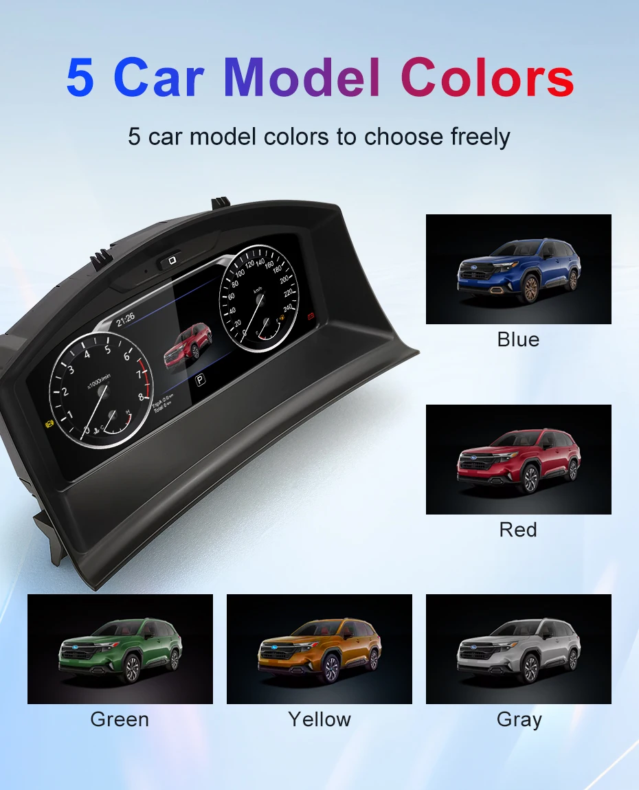 2026 New Product Facroy Price Digital LCD Car Dashboard For BMW Opel Astra H 200