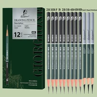 Professional Drawing Pencil Set 10/12/19 Pcs Sketch Pencils Graphite Charcoal Art Supplies for Artists Beginners 4