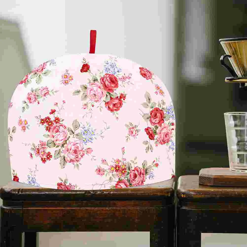Printed Cotton Teapot Insulated Cover Kettle Warmer Cozy Protector Kitchen Tea Dining Bar Anti Scald Thermal Keeper Restaurant