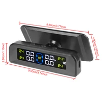 Solar TPMS Automobile Tyre Pressure Monitoring System 4 TPMS Sensors Automatic Digital Car Tire Tester Automotive Accessories - Image 6