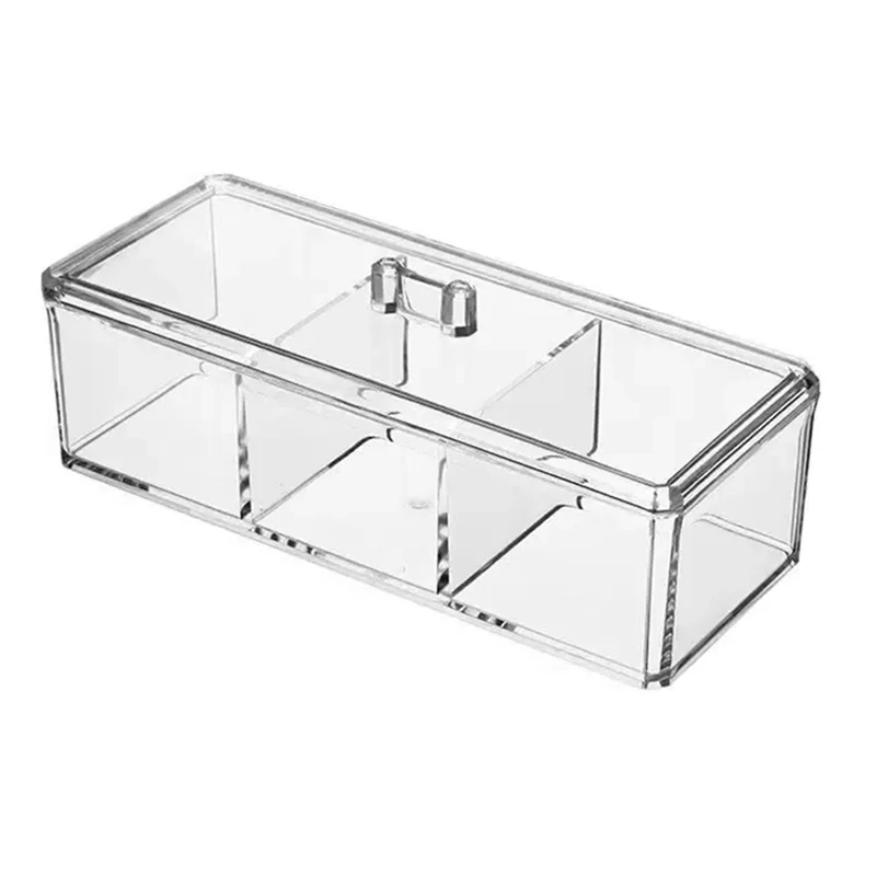 Acrylic Tea Container Storage Box Used In Kitchen Cabinet And Pantry Holder For Tea Bags, Packets 5
