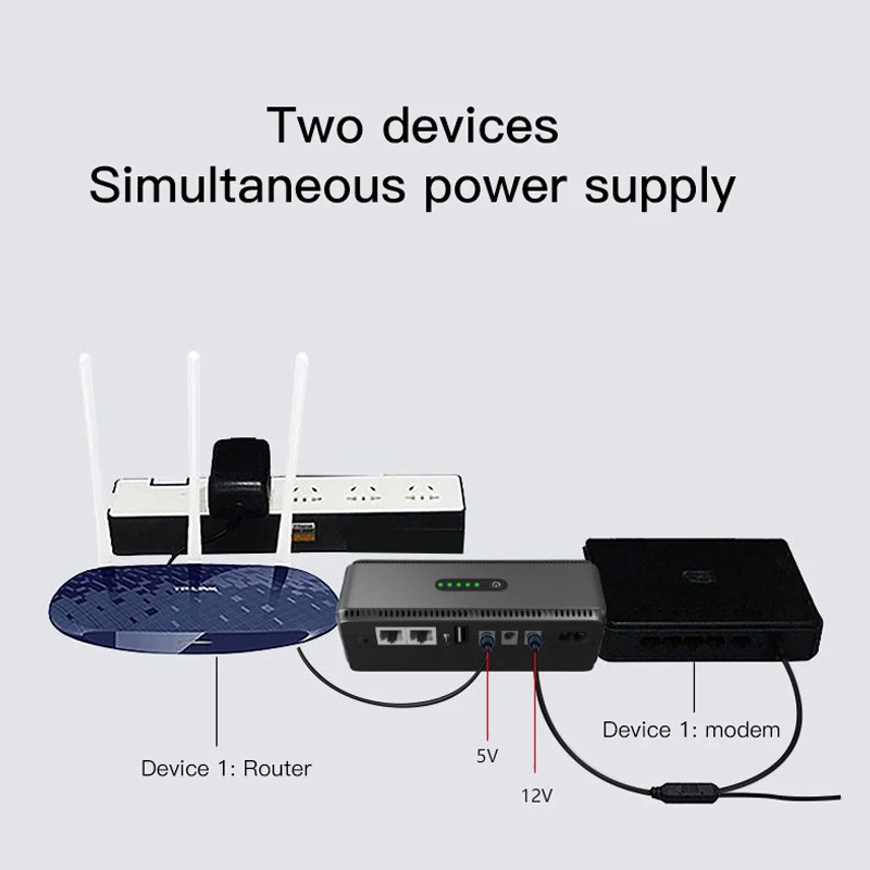 Mini UPS Uninterruptible Power Supply 5v 9v 12v 2a POE Battery Backup 10400mAh for Router Wifi Modem,uninterruptible power supply,portable ups,mini ups