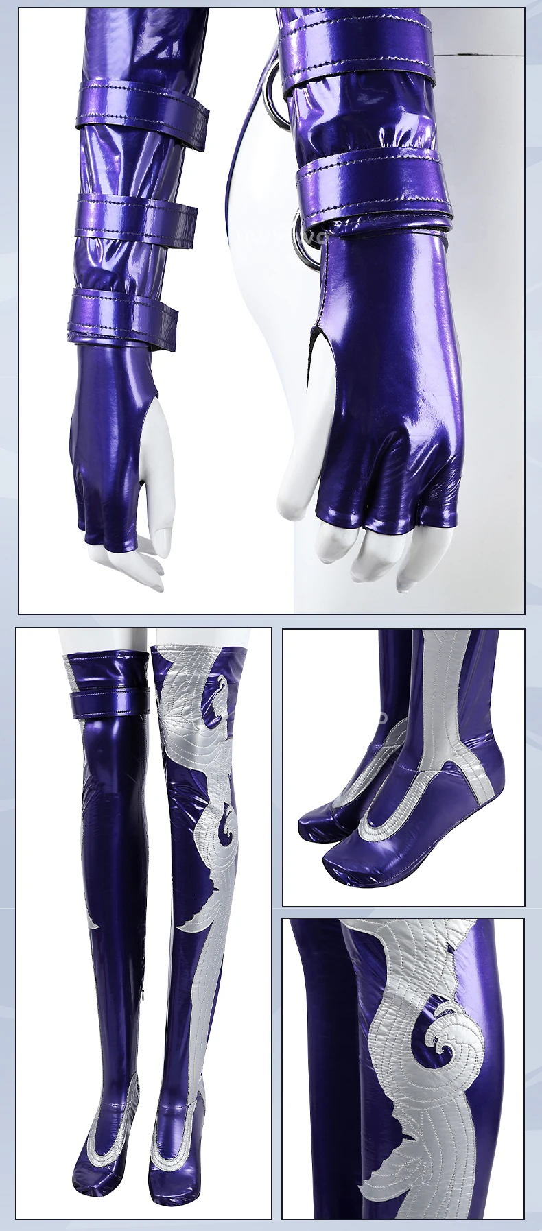 Game Psylockeee Cosplay Frauen Bodysuit Blaues Kostüm Halloween Kostüm 6