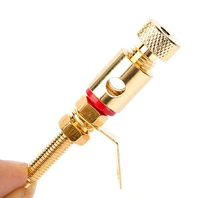Mini connettori per rilegatura placcati in oro presa per spina a Banana da 4MM a