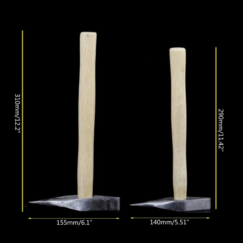 Multi-purpose Welding Chipping Hammers Steel Tack Hammer Wood Handle Outdoor Disassembly Tool for Removing Repairing