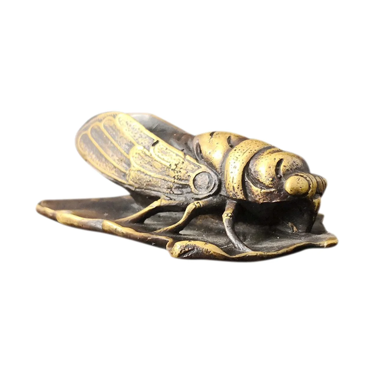 

Metal Paperweight Lovely Cicada Paper Weight Chinese Calligraphy Brass Paperweights Student Adult Study Room Decoration