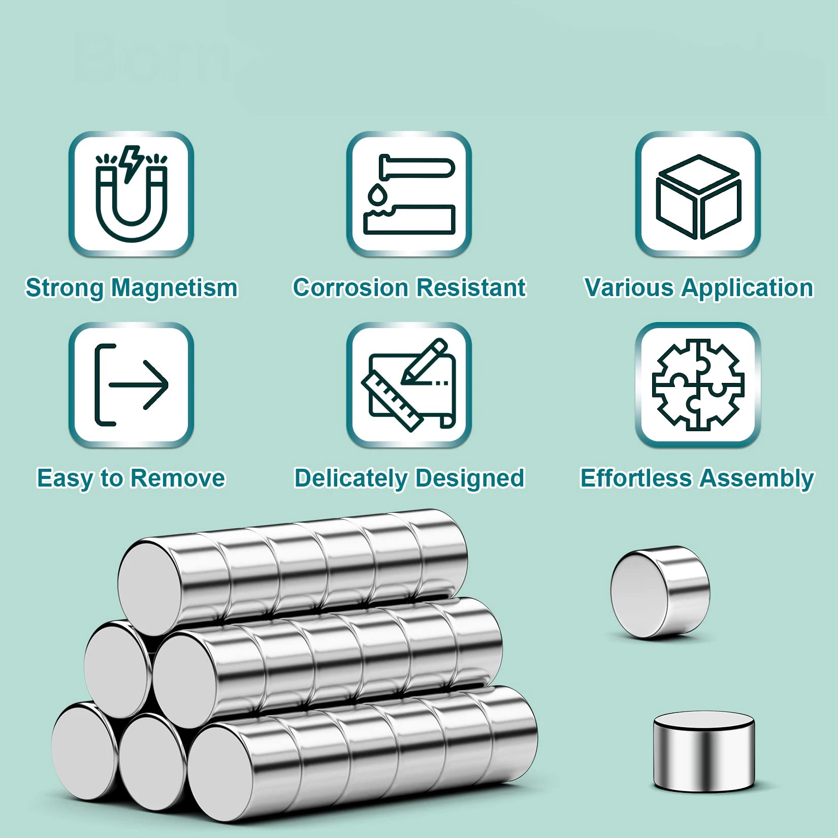 Neodymium Magnets 8x1 8x2 8x3mm Super Strong Round Disc Shape Blocks NdFeB N35 For Acoustic Field Electronics Fridge Crafts