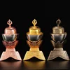 Bronze Tibetan Toba Bowl Tantric Alloy Handicraft Buddhist Auspicious Tribute Buddhism Home Gift Collection Desktop Decorative 1