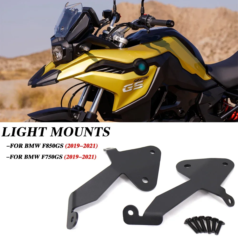 For BMW F750GS F850GS 2019 2020 2021 F 850 750 GS Fog Lights Bracket Motorcycle LED Auxiliary Fog Light Driving Lamp