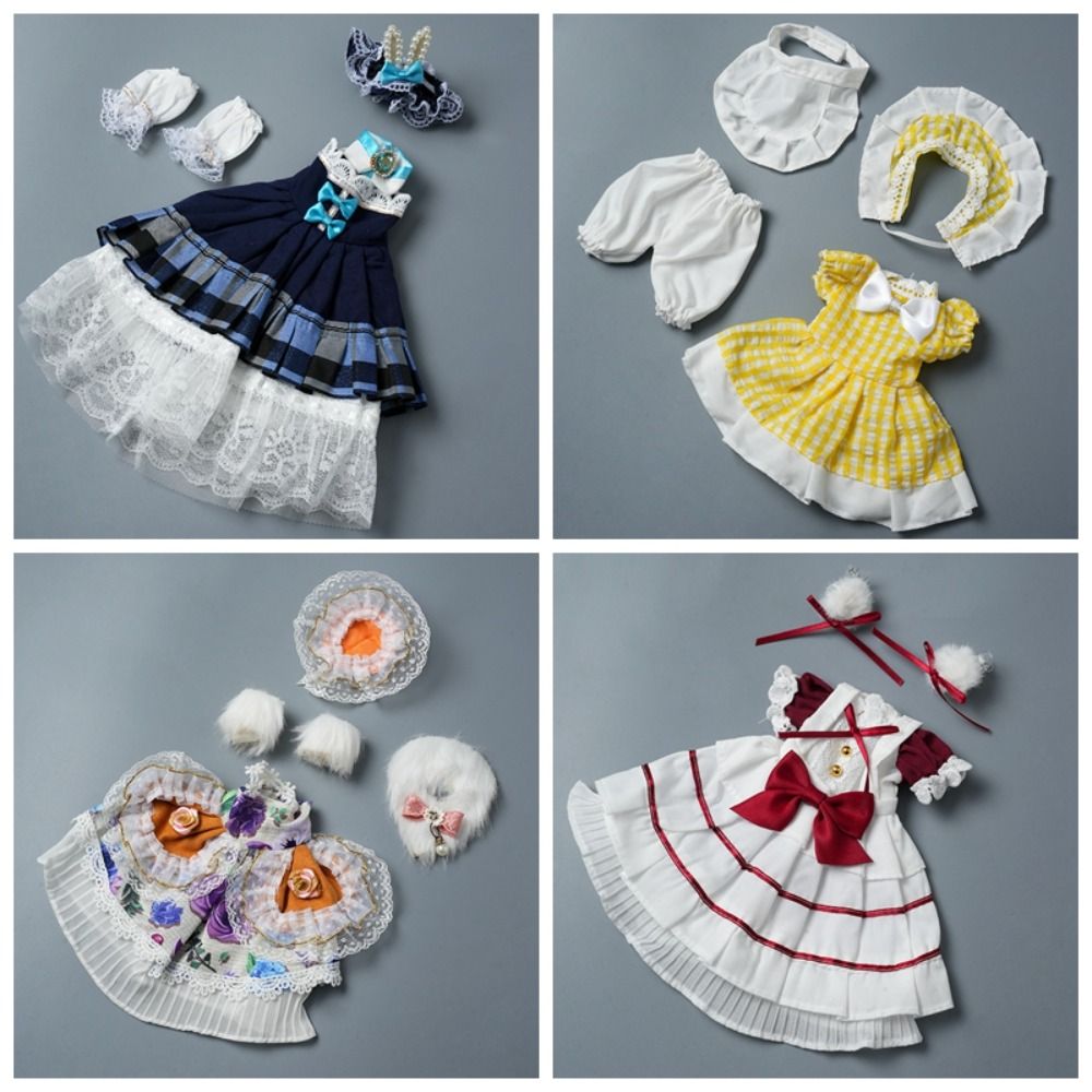 Bjd Dolls 30cm Anime Doll Full Set 1/6 Bjd 23 Joint Movable Doll Clother Girls Dress Up DIY Toys Kawaii 1/6 BJD Dolls Clothes