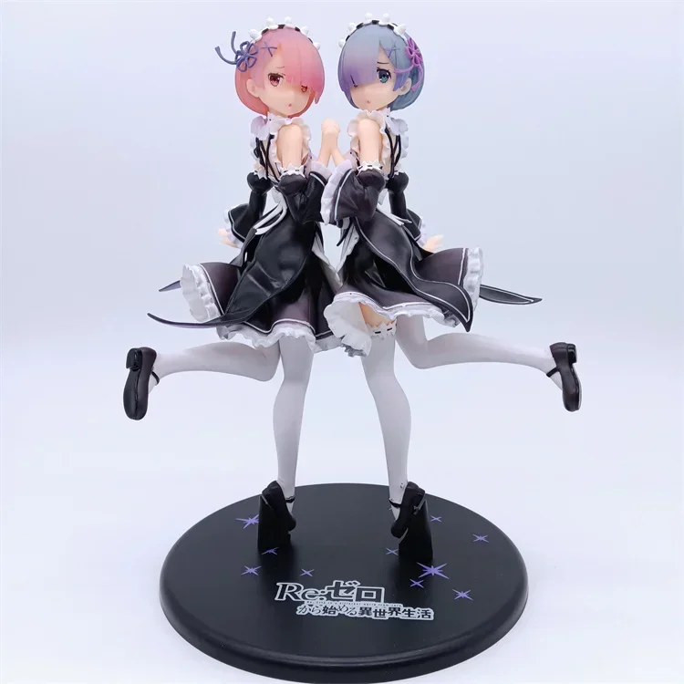 25cm Re:ZERO Starting Life in Another World Anime Figure Rem & Ram