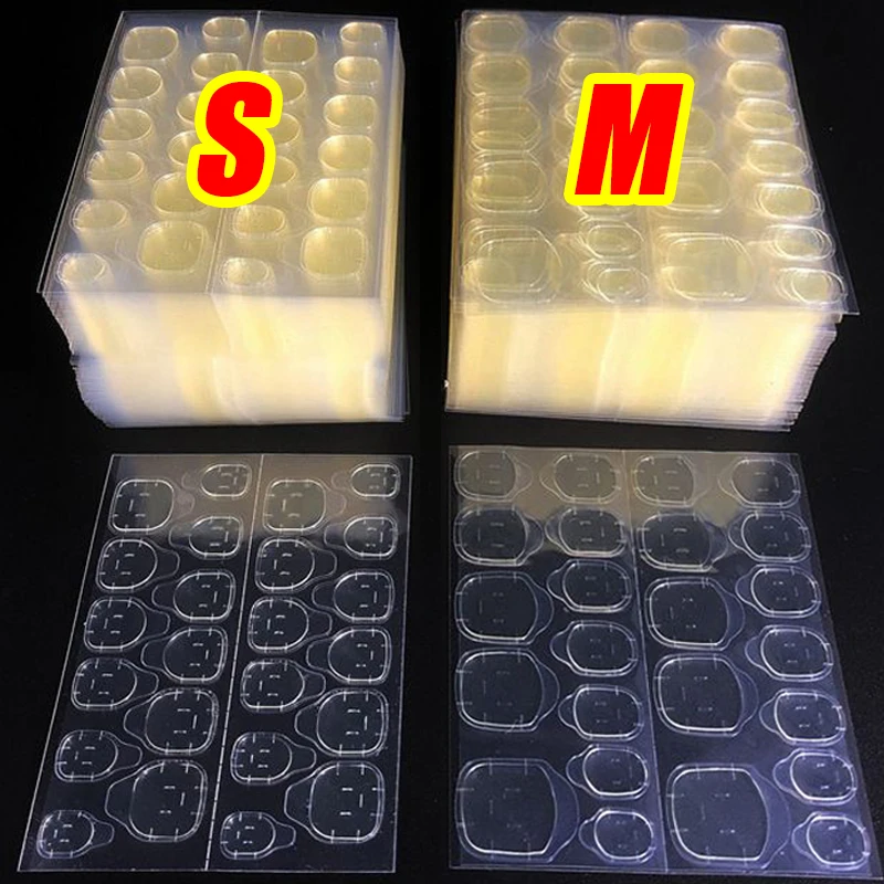 Clear Nail Tape Glue Self Adhesive Double Sided Waterproof DIY Nail Art